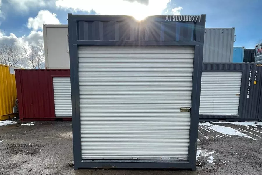 10′ HC USED CONTAINER WITH ROLLUP DOOR view 4