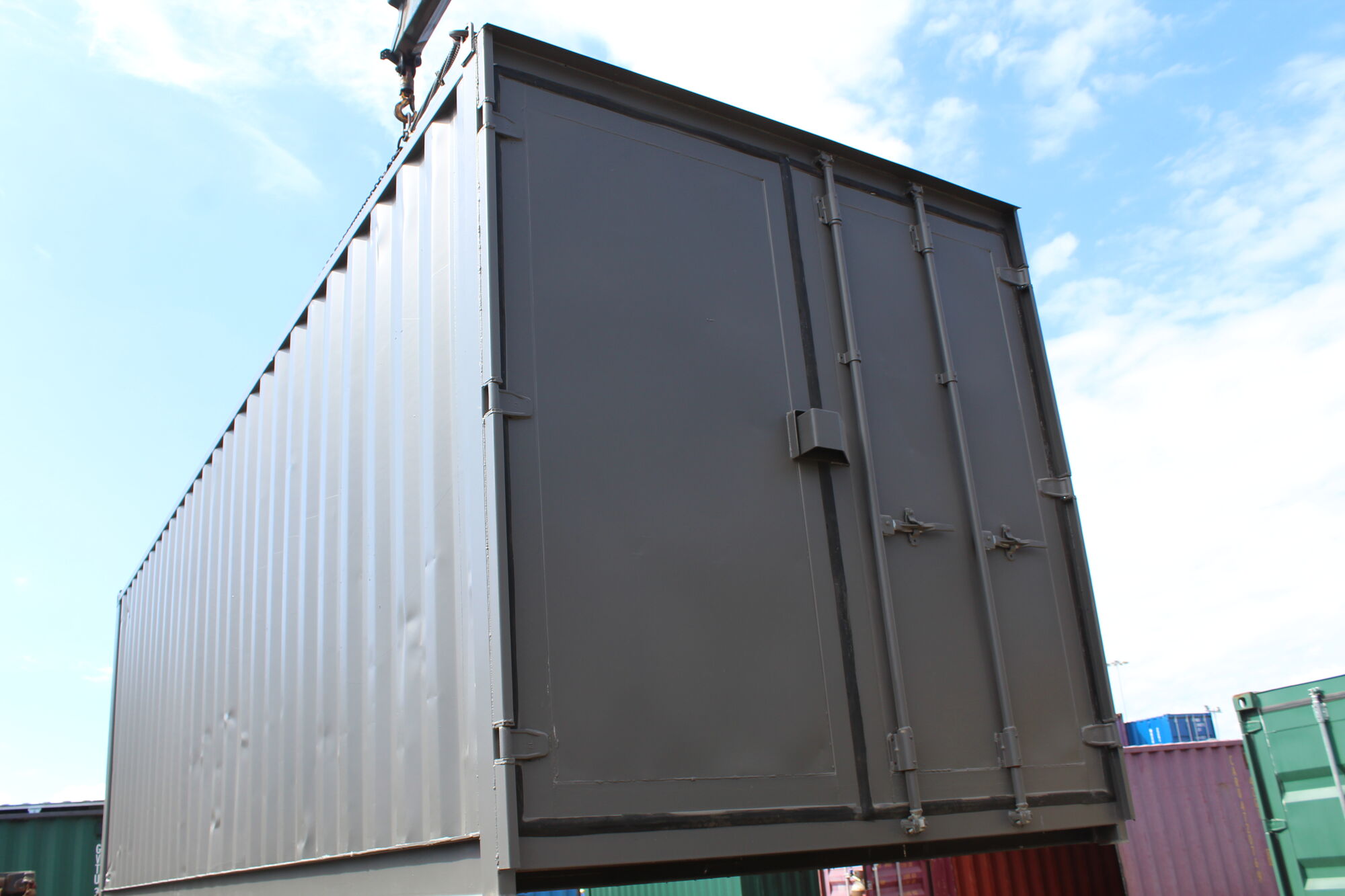 20ft New Shipping Containers 20ft Once Used – S3 Doors view 3