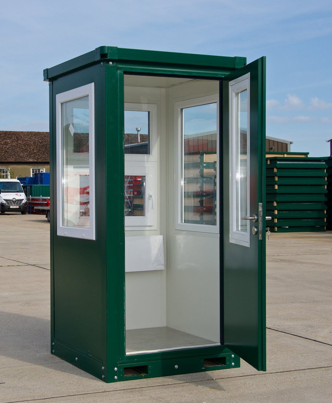 Flat Pack Steel Security Booth