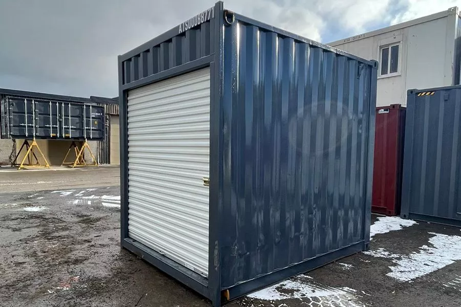10′ HC USED CONTAINER WITH ROLLUP DOOR view 2