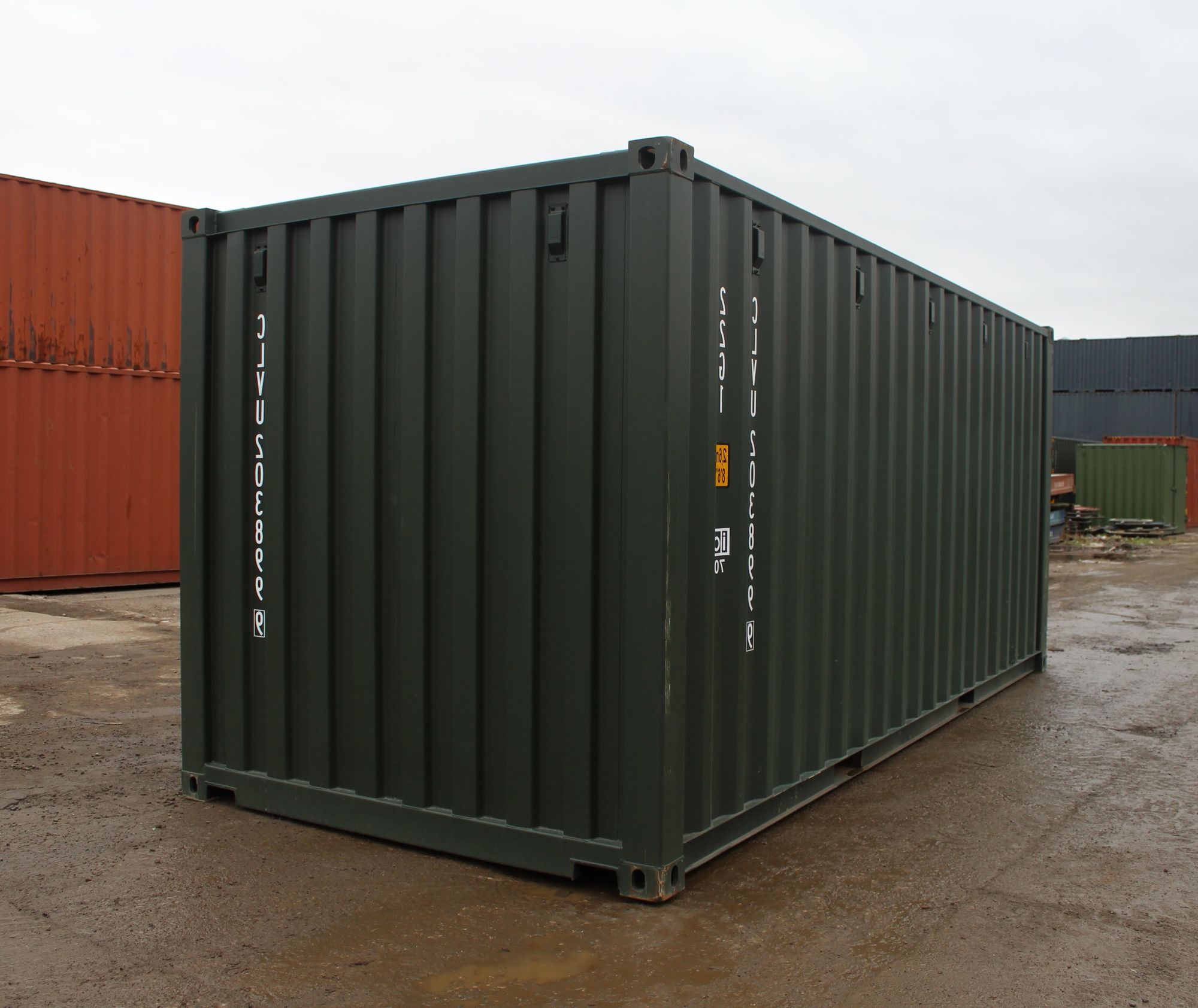 20ft New Shipping Containers 20ft Once Used S2- Original Doors view 3