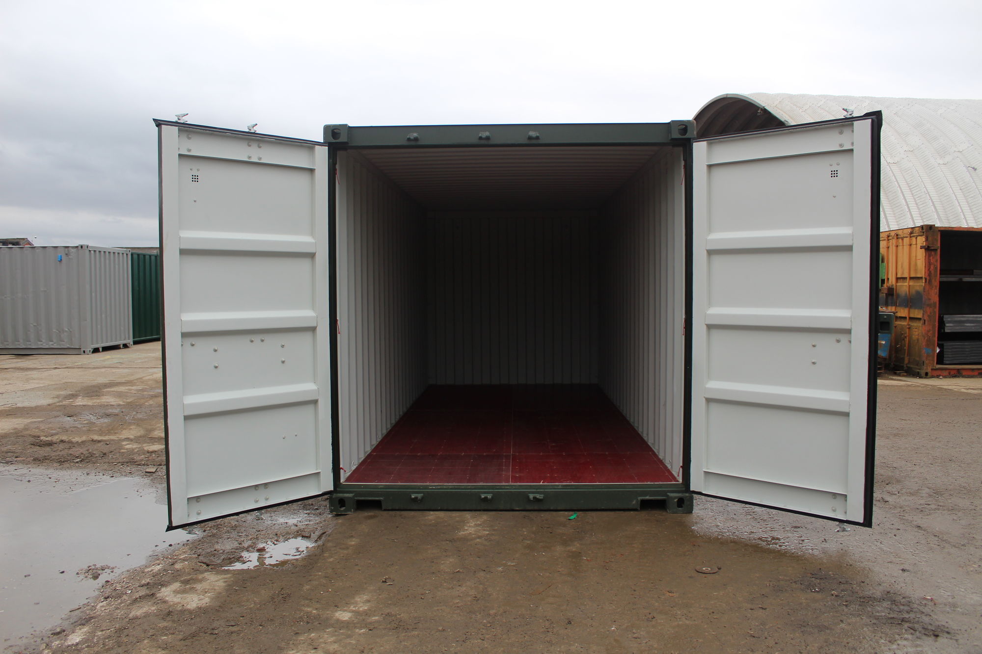 20ft New Shipping Containers 20ft Once Used S2- Original Doors view 4