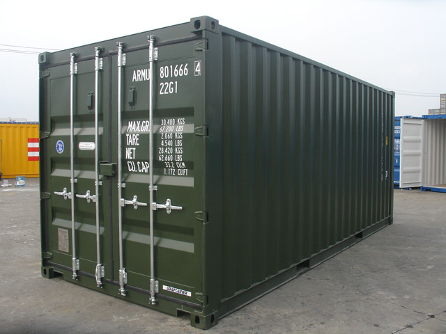20ft New Shipping Containers 20ft Once Used S2- Original Doors view 9