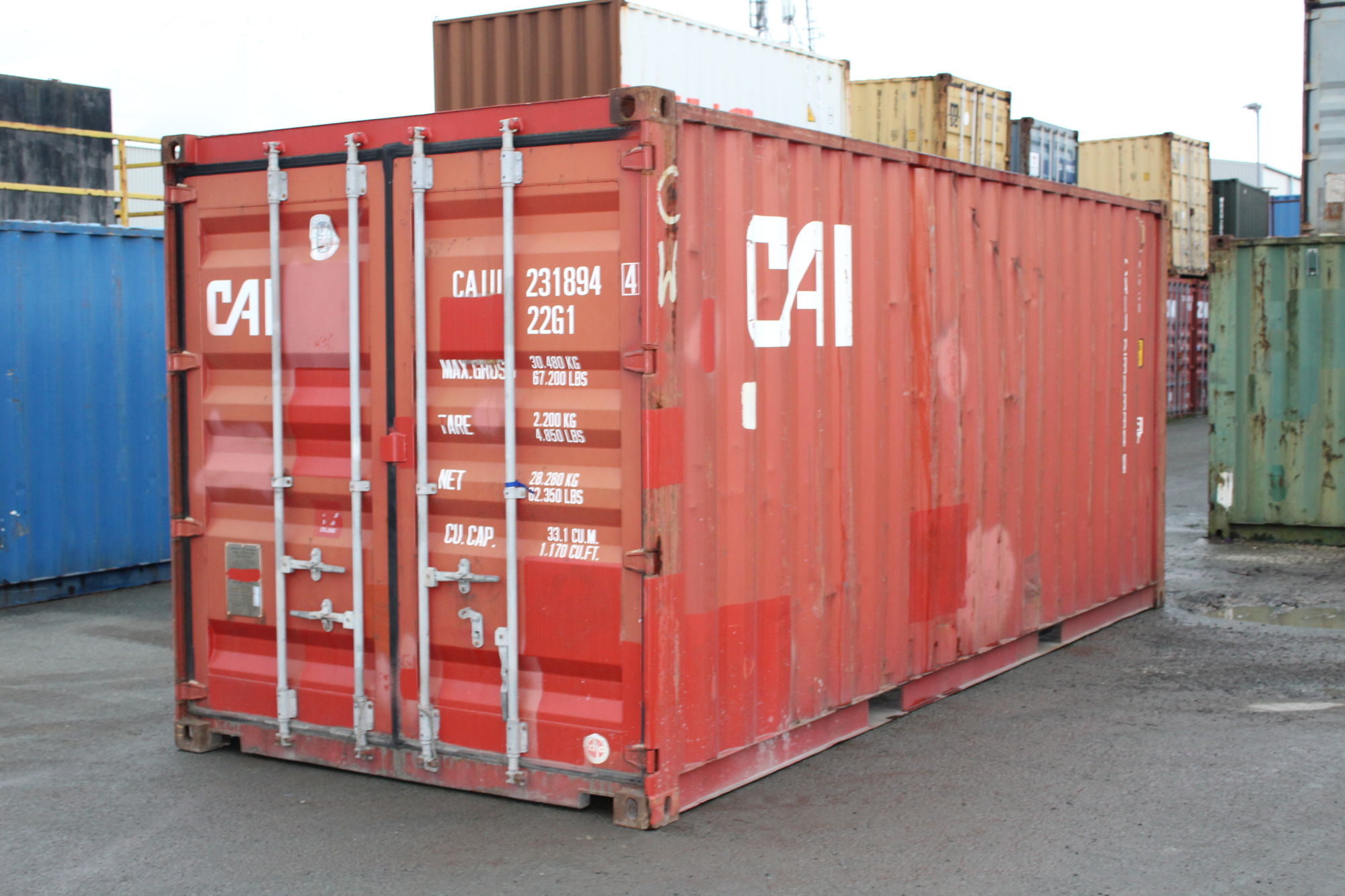 20ft Used Shipping Containers 20ft S2 Doors view 9