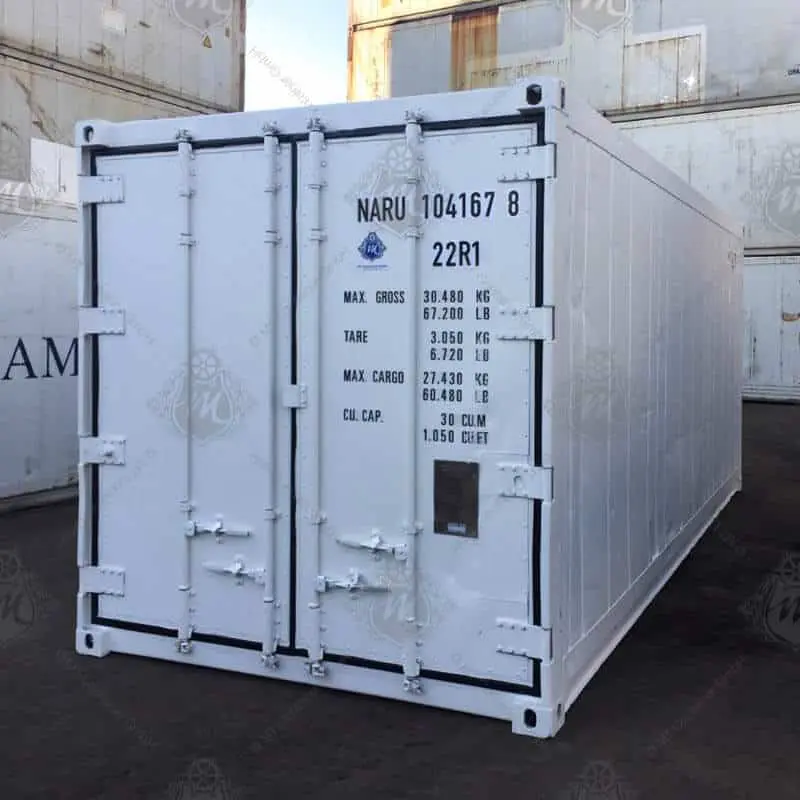 40 Feet High Cube Reefer Container NARU 006907-4 view 2
