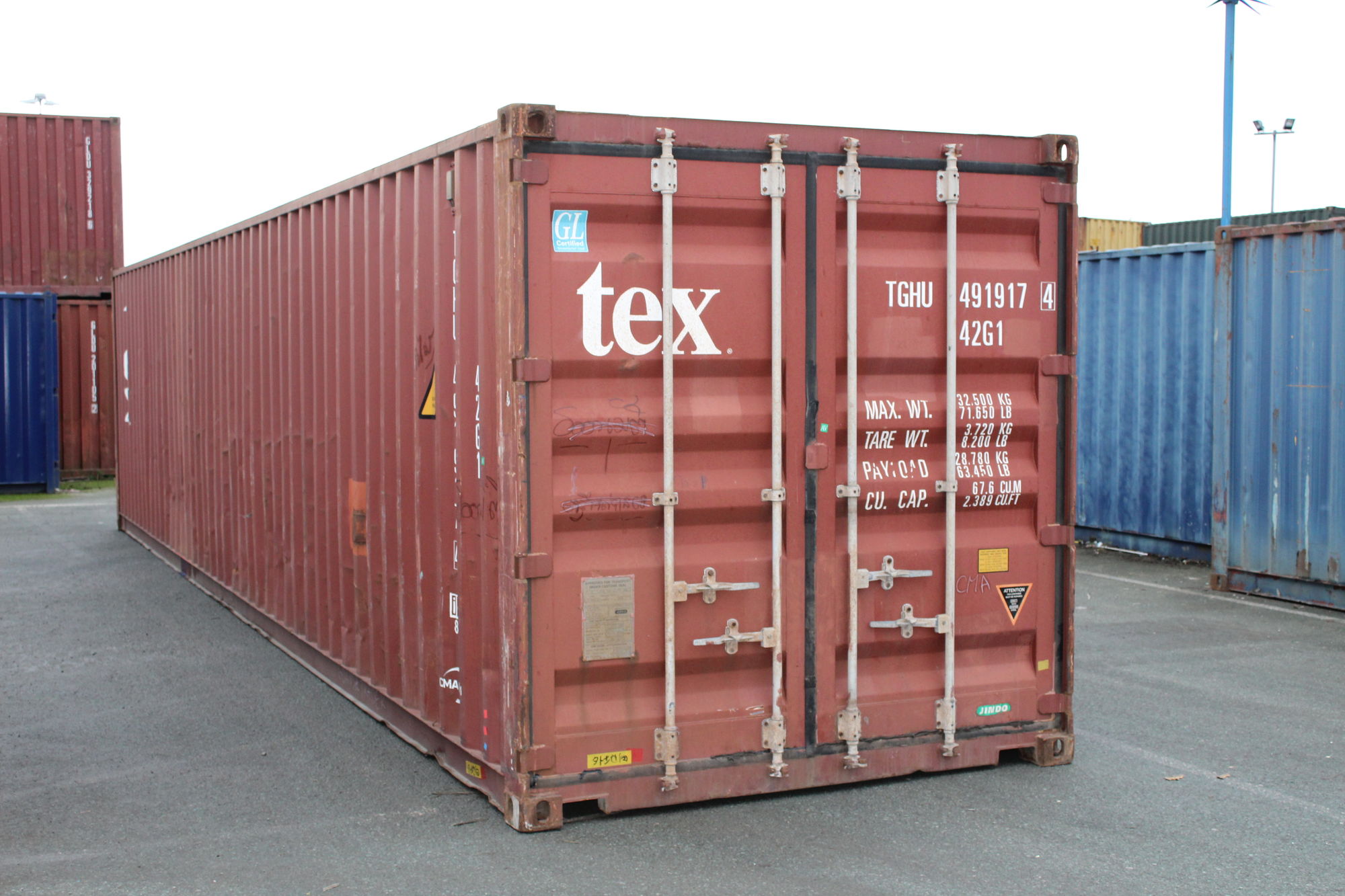 Used 40ft Shipping Containers For Sale 40ft S2 Doors view 9
