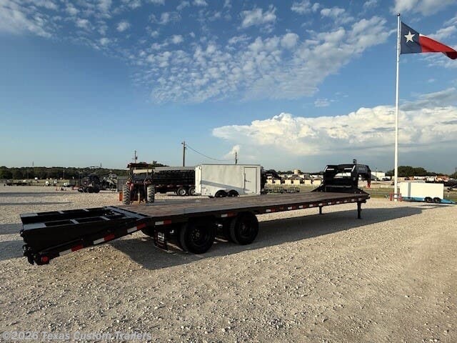2024 PJ Trailers USED 32' GN Low-Pro Flatbed  25K view 3